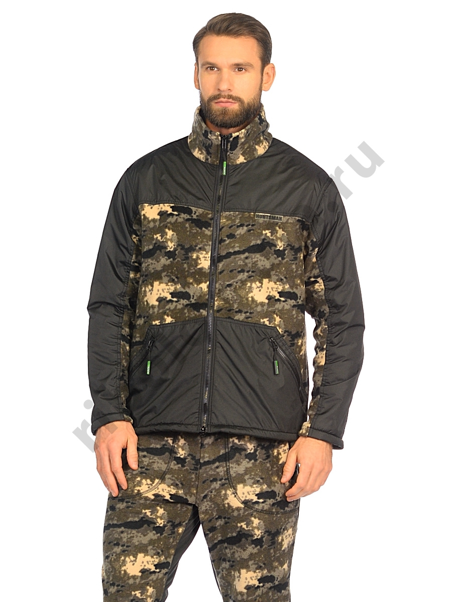 Костюм демис. Huntsman Пикник-Люкс цв. КМФ 135 ткань Флис р. 44-46 рост 170-176