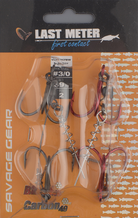Оснастка Savage Gear Carbon49 Corkscrew 2х3/0 