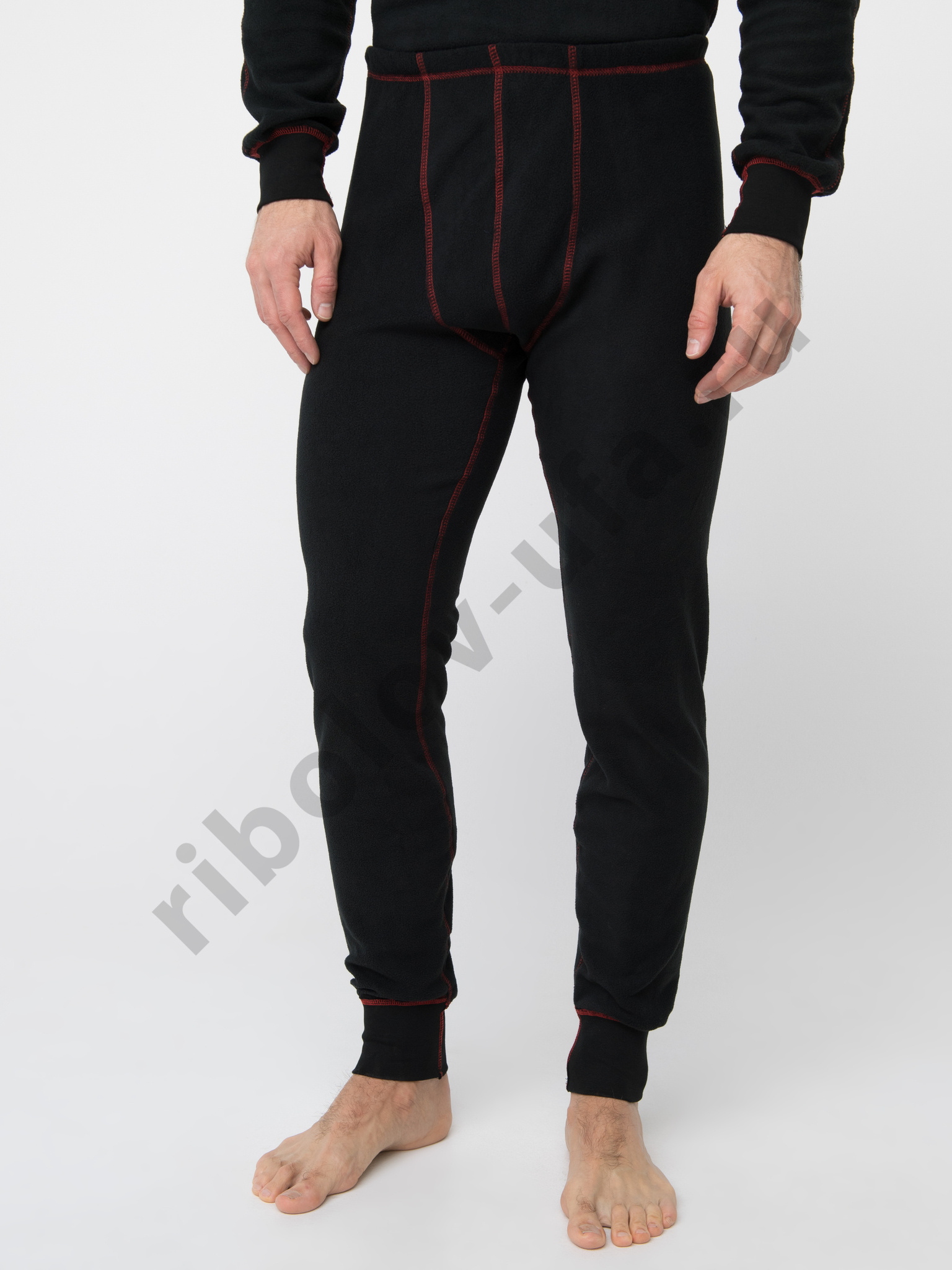 Нижний слой Huntsman Thermoline ZIP цв.Черный, ткань Флис р. 52-54 (XL)