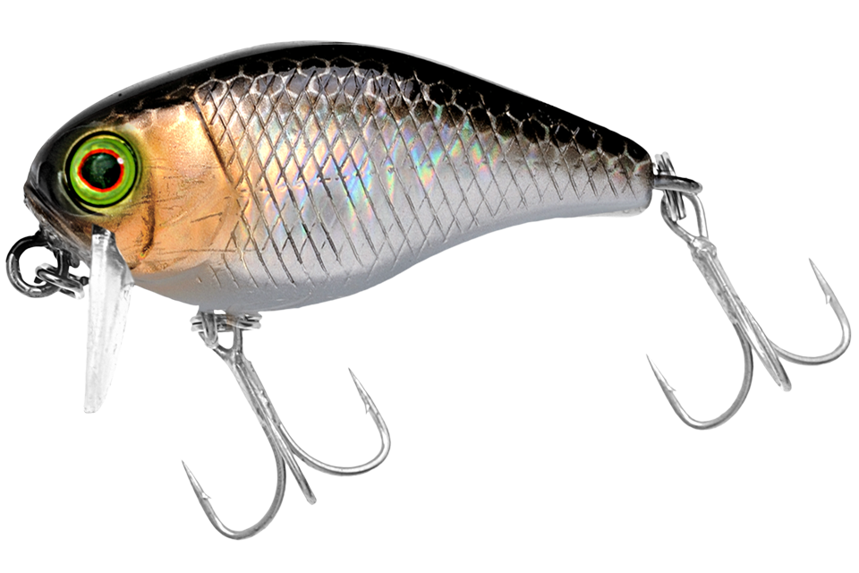 Воблер Jackall Chubby 38 SSR дл. 3.8 см, гл. 0.1-0.3 м, 4.2 гр., floating, цв. hl silver & black