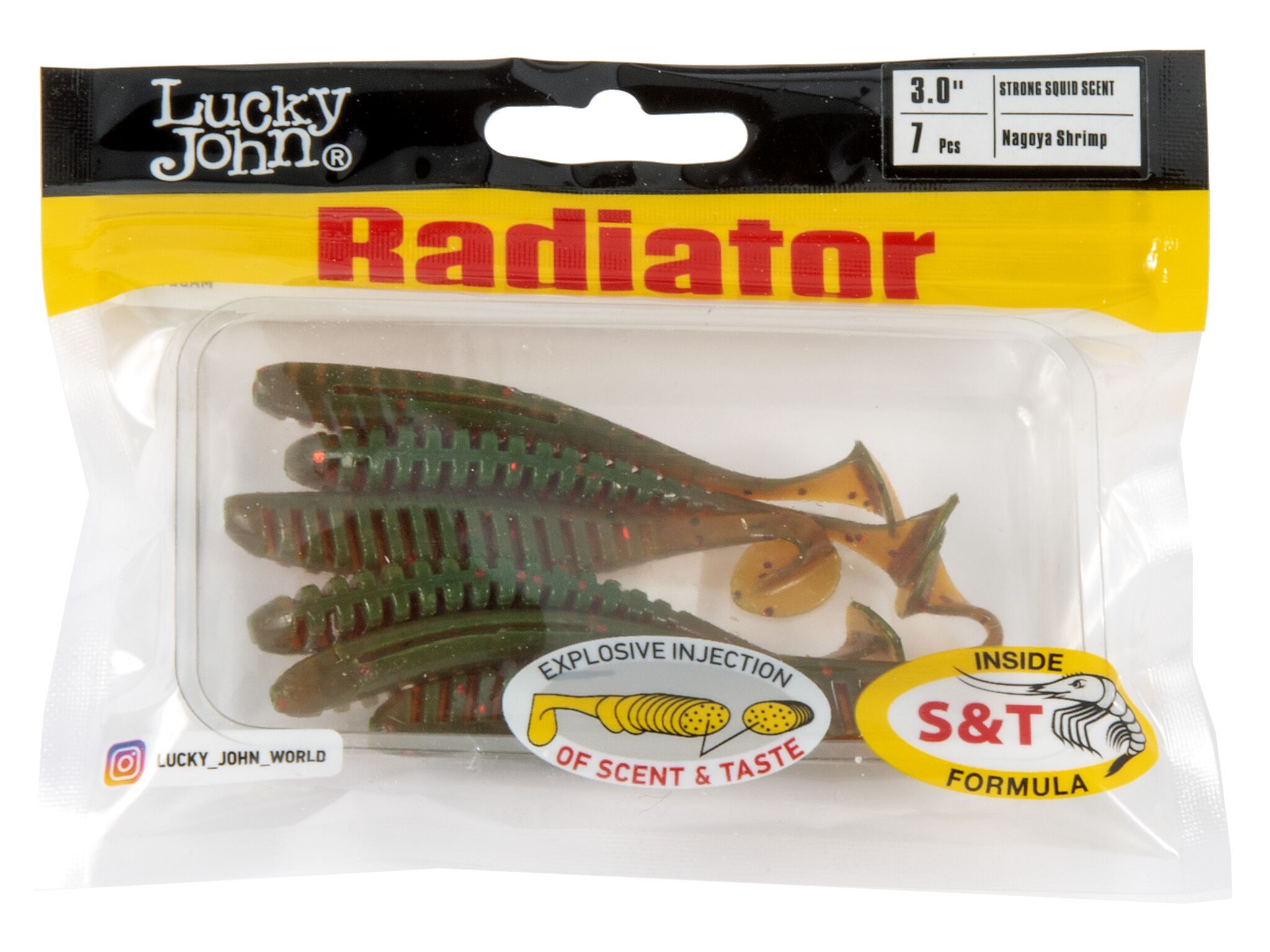 Силиконовая приманка Lucky John Radiator 3.0in 7.5см /085