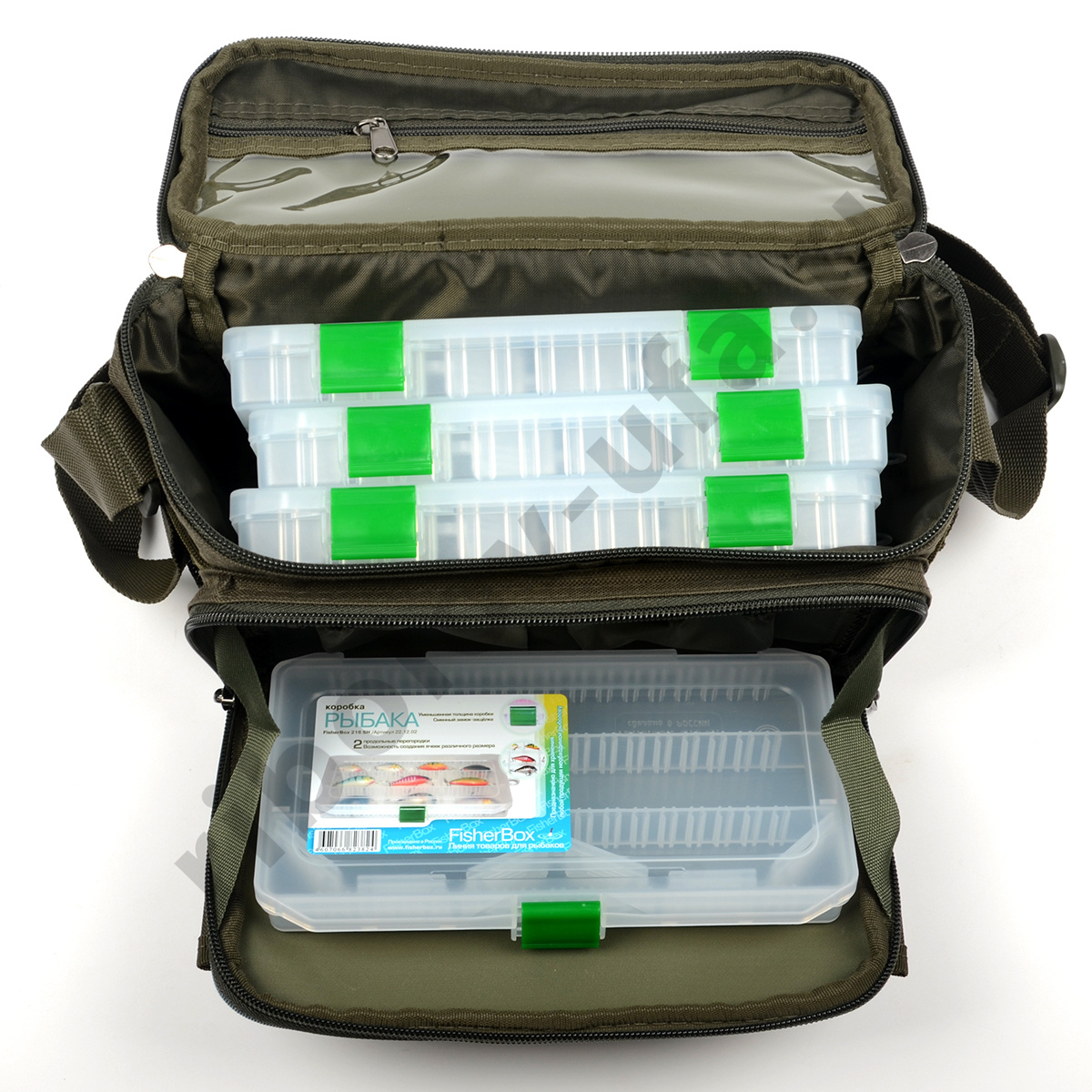 Сумка Fisherbox C106 (с четырьмя кор. 220-3шт, 216sh-1шт)