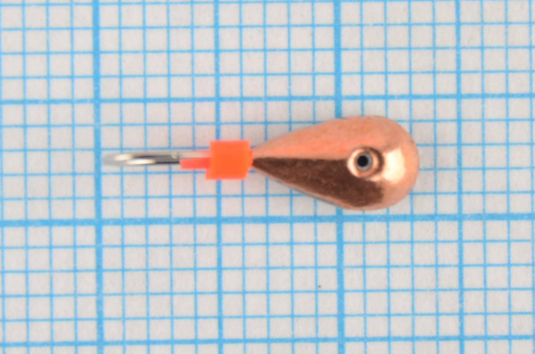 Мормышка Пирс Мастер свинцовая паяная Капля 4,5мм 0,28гр цв. медь