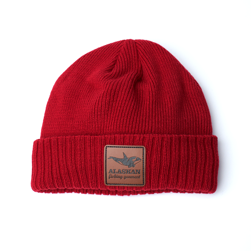 Шапка Alaskan Hat Beanie красная (AWC037R)