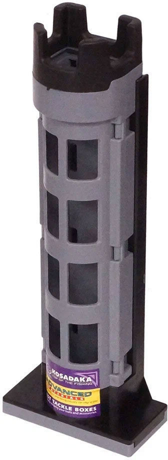 Стакан-держатель удилищ Kosadaka 4,5*29см для форелевого ящика, серый