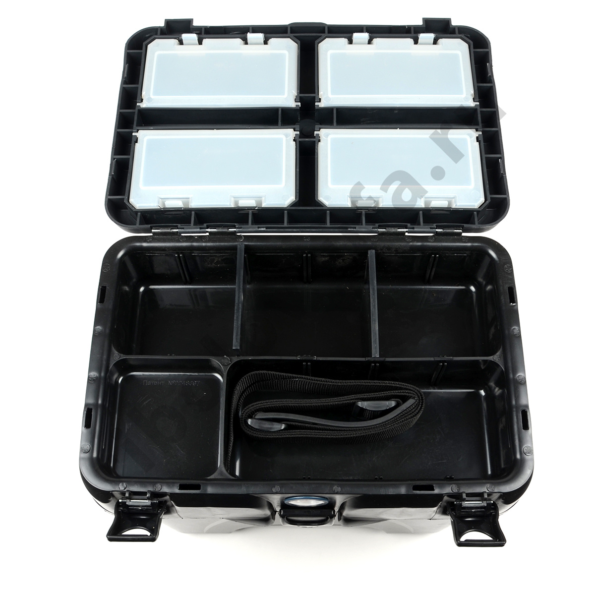 Ящик зимний Aelita A-BazaTerm с термометром черный