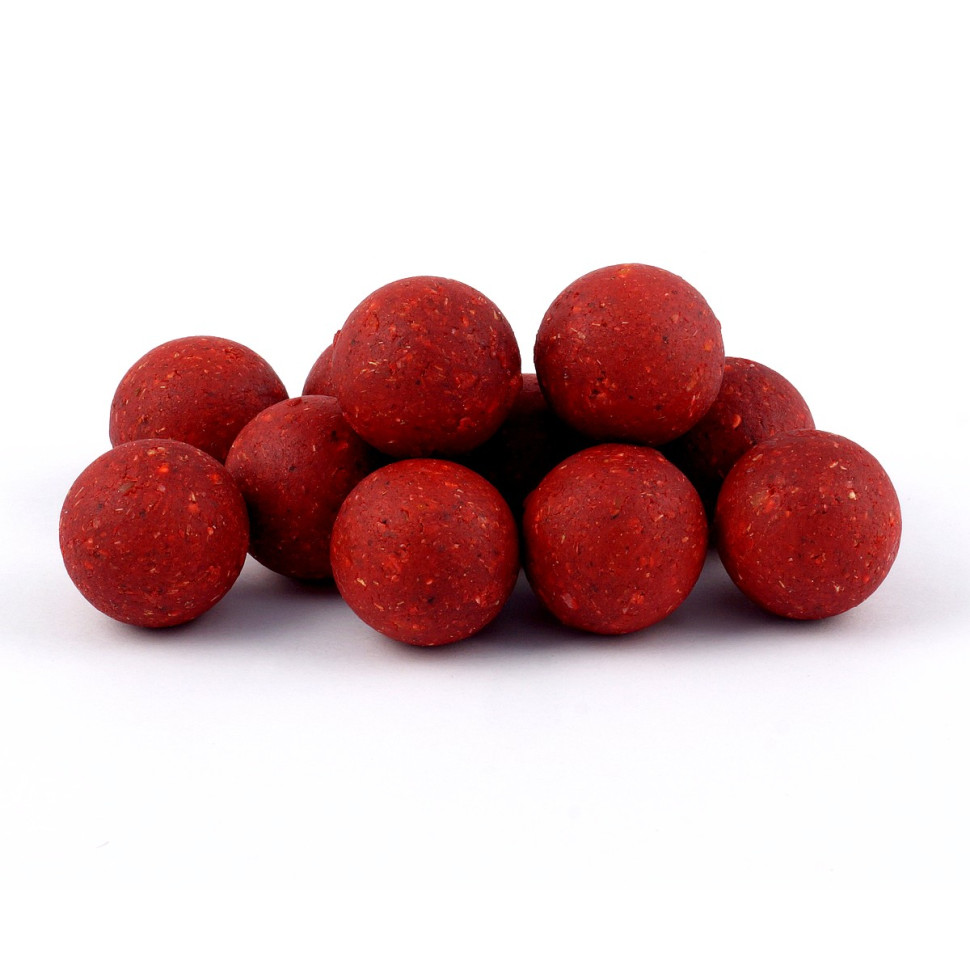 Бойлы GBS пылящие 24 мм 1кг Red Shrimp Креветка (пачка)