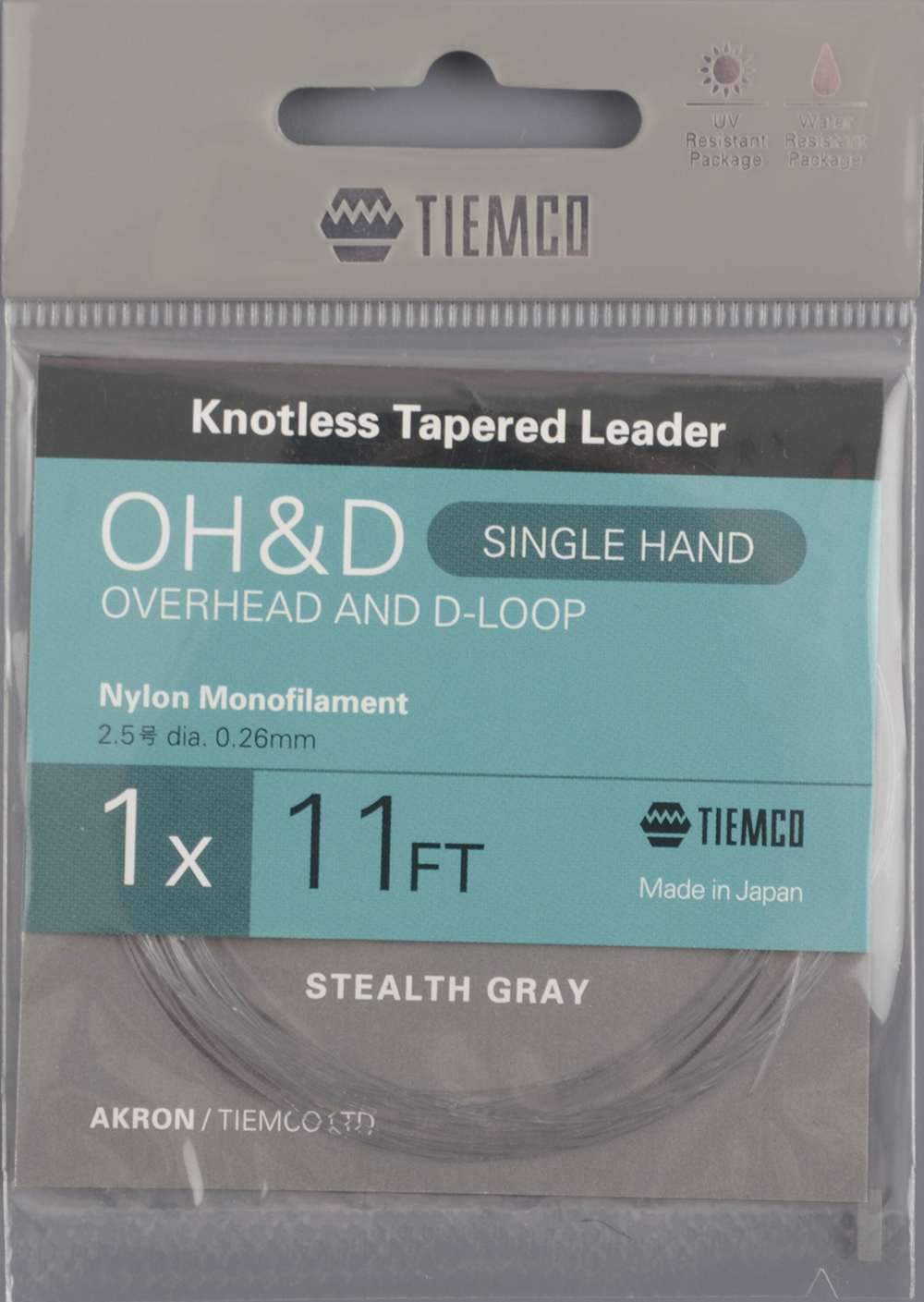 Подлесок Tiemco OH&D Leader Single Hand 11ft 1x 175002111010