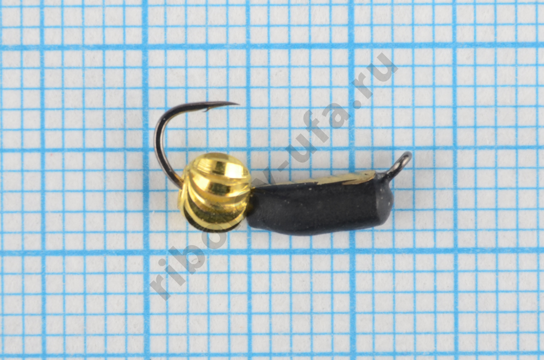 Мормышка Владимирский вольфрам Гвоздик с латун. шариком Зефир 2,5мм 0,65гр з/коронка