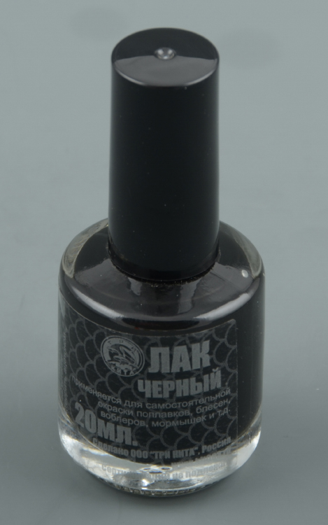 Лак рыболовный Три кита черный