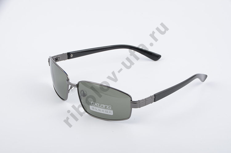 Очки No name поляризац (с чехлом и салфеткой) черн./темн.мет./мет. (2979)