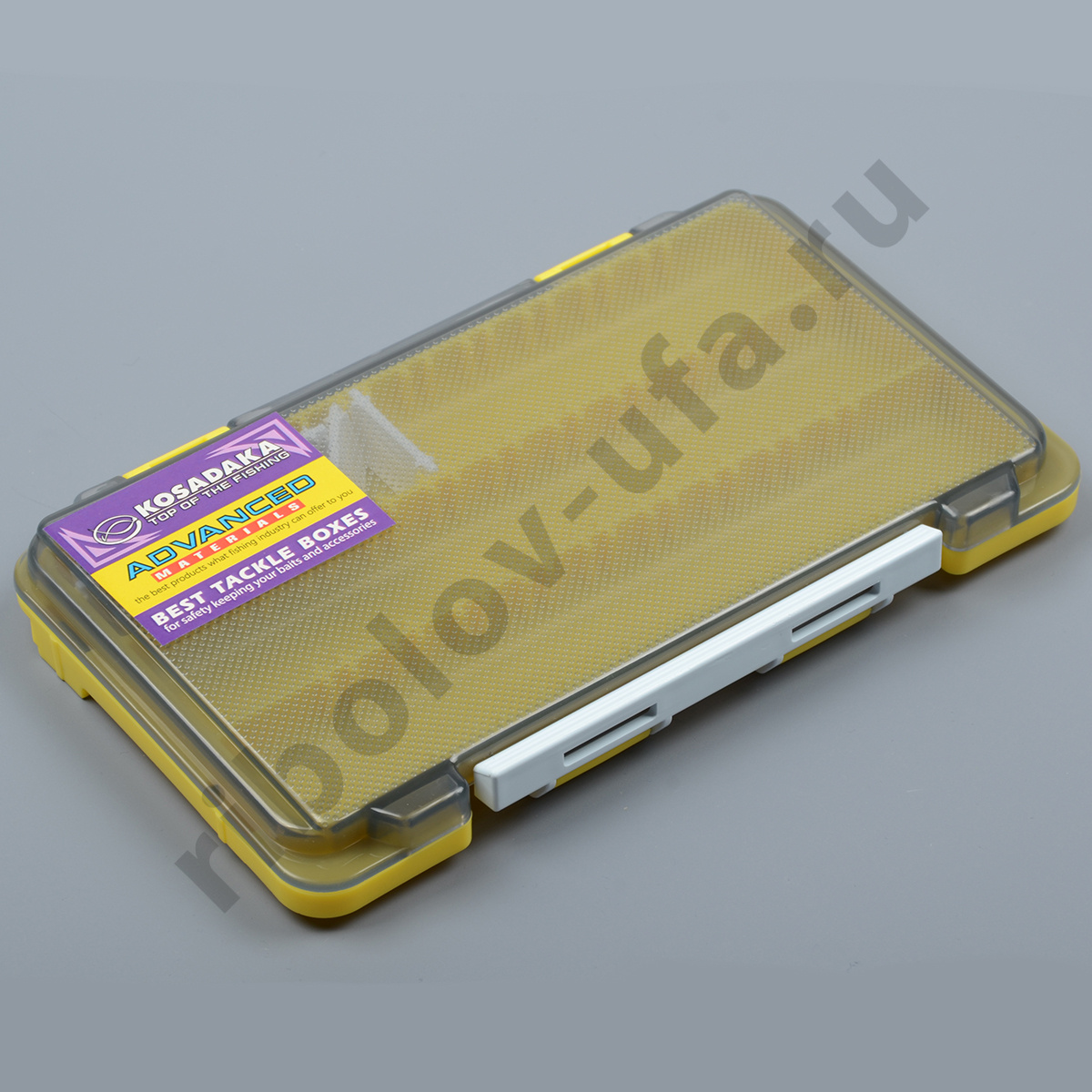 Коробка Kosadaka 17,5*10,5*2см 3 продольн.секции + доп. вставки, желтая TB-S63A-Y