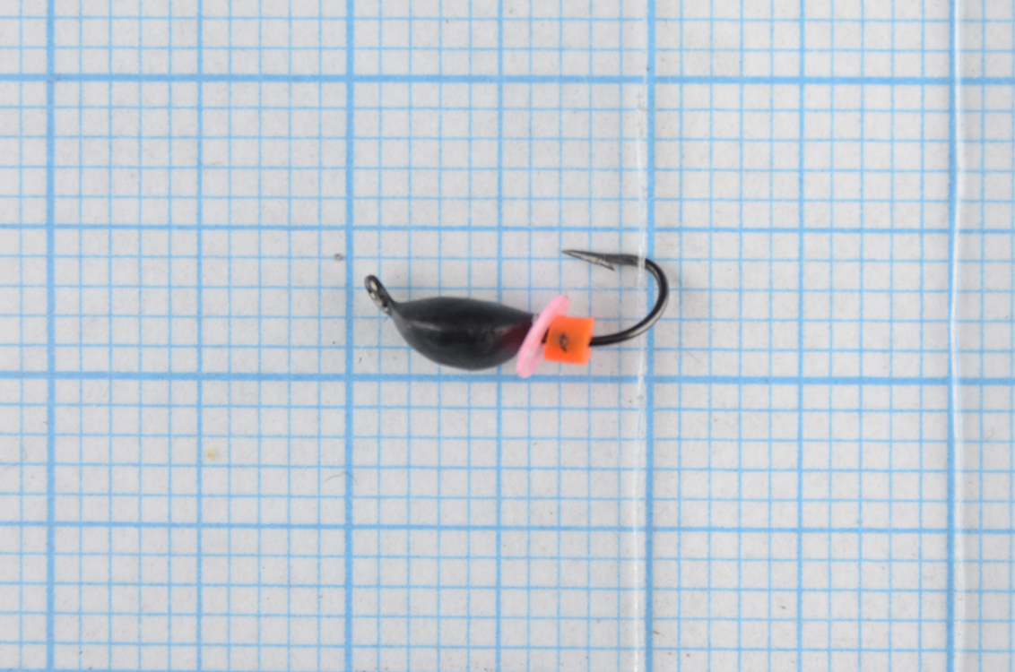 Мормышка Wormix точеная вольфрамовая Клопик d=2,5 с коронкой 0,2гр арт. 504