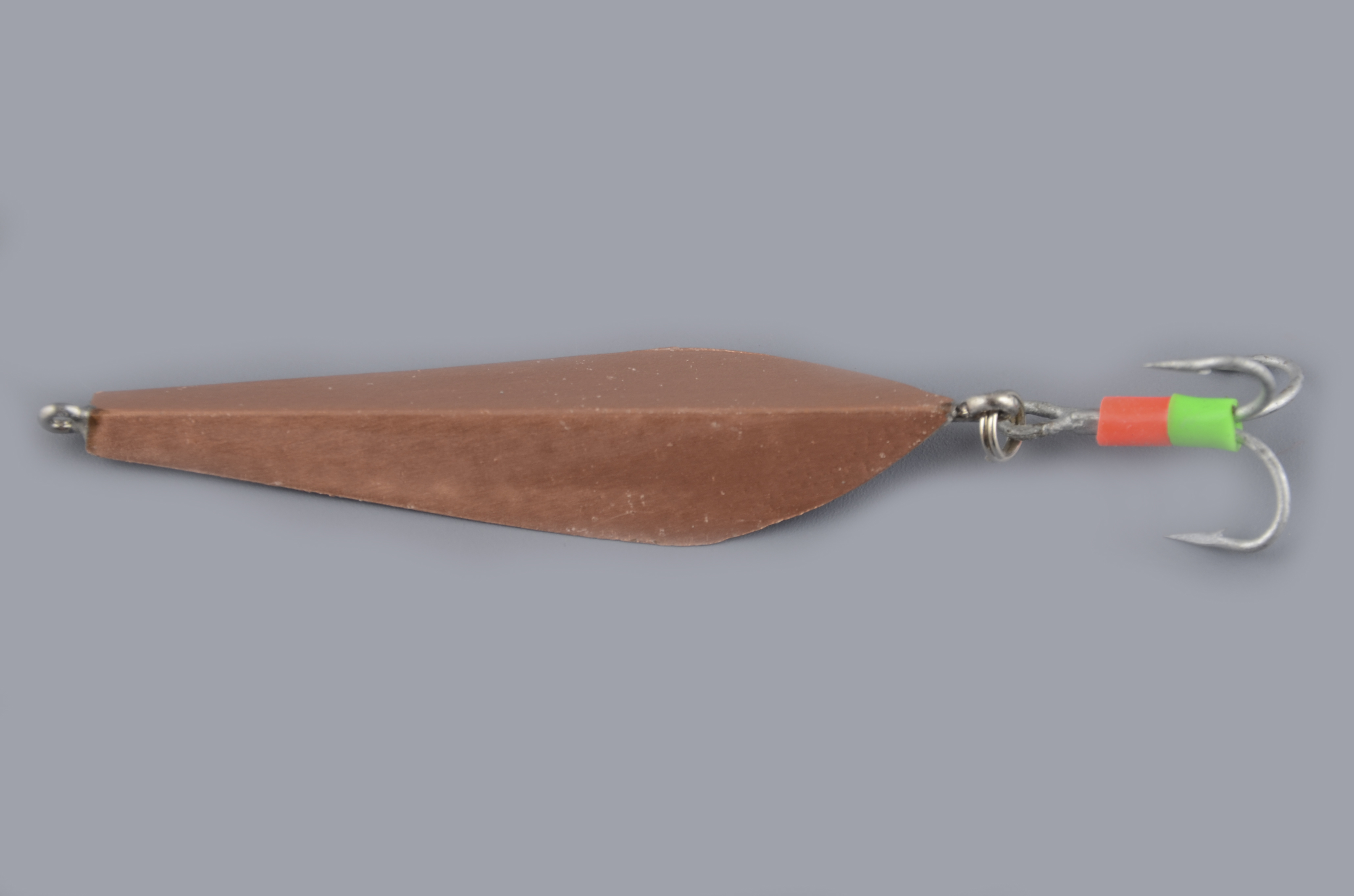 Блесна Курганская Маропедка №30 с тройником, 50мм 120° цв. медь