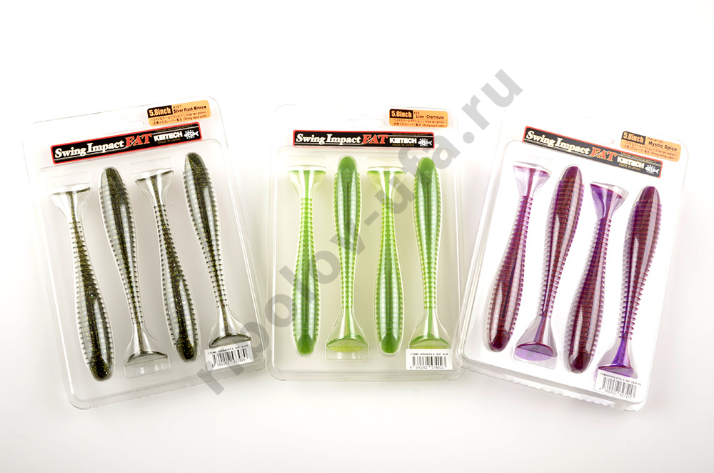 Силиконовая приманка Keitech Swing Impact Fat 5,8 in 14,7см 22,8гр # 416 Silver Flash Minnow