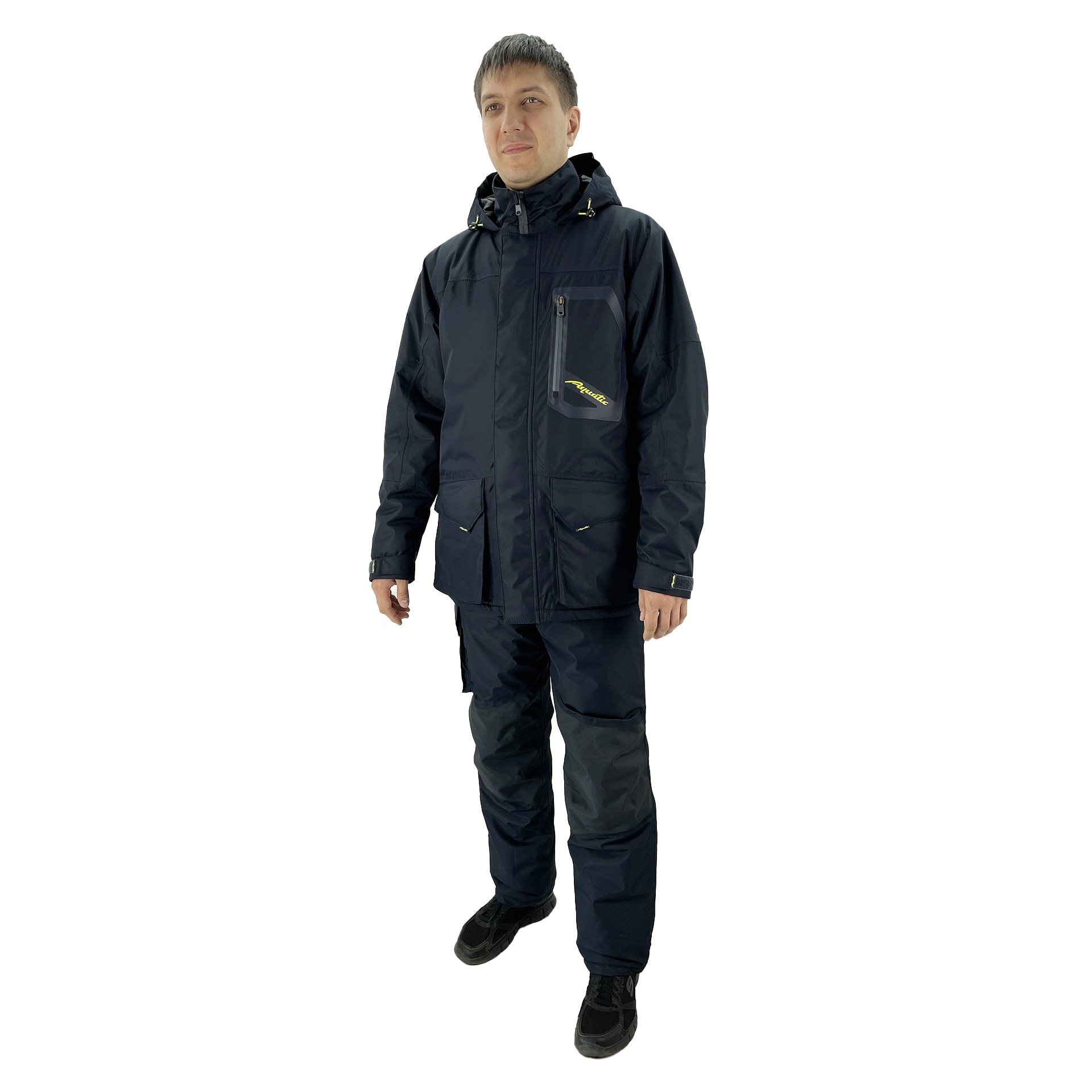 Костюм Aquatic демисезонный К-20ТС (цв. темно-синий, Soft Shell с мембраной 5000/5000) р. 52-54