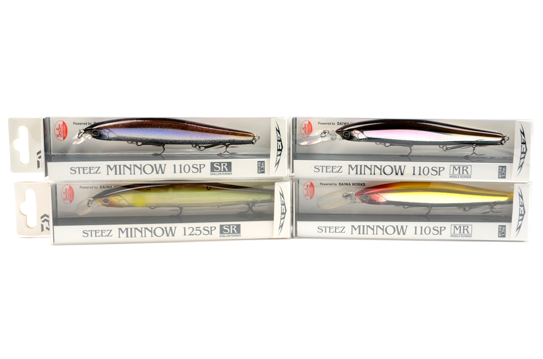 Воблер Daiwa Steez Minnow 110SP MR  15гр. 11см 1,3-1,7м  Crown