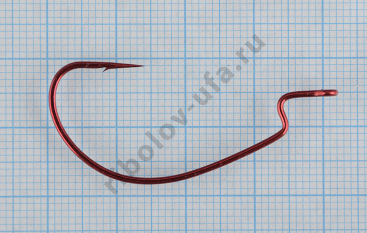 Офсетный крючок Owner 5109 Red №2/0 J-Light Hook