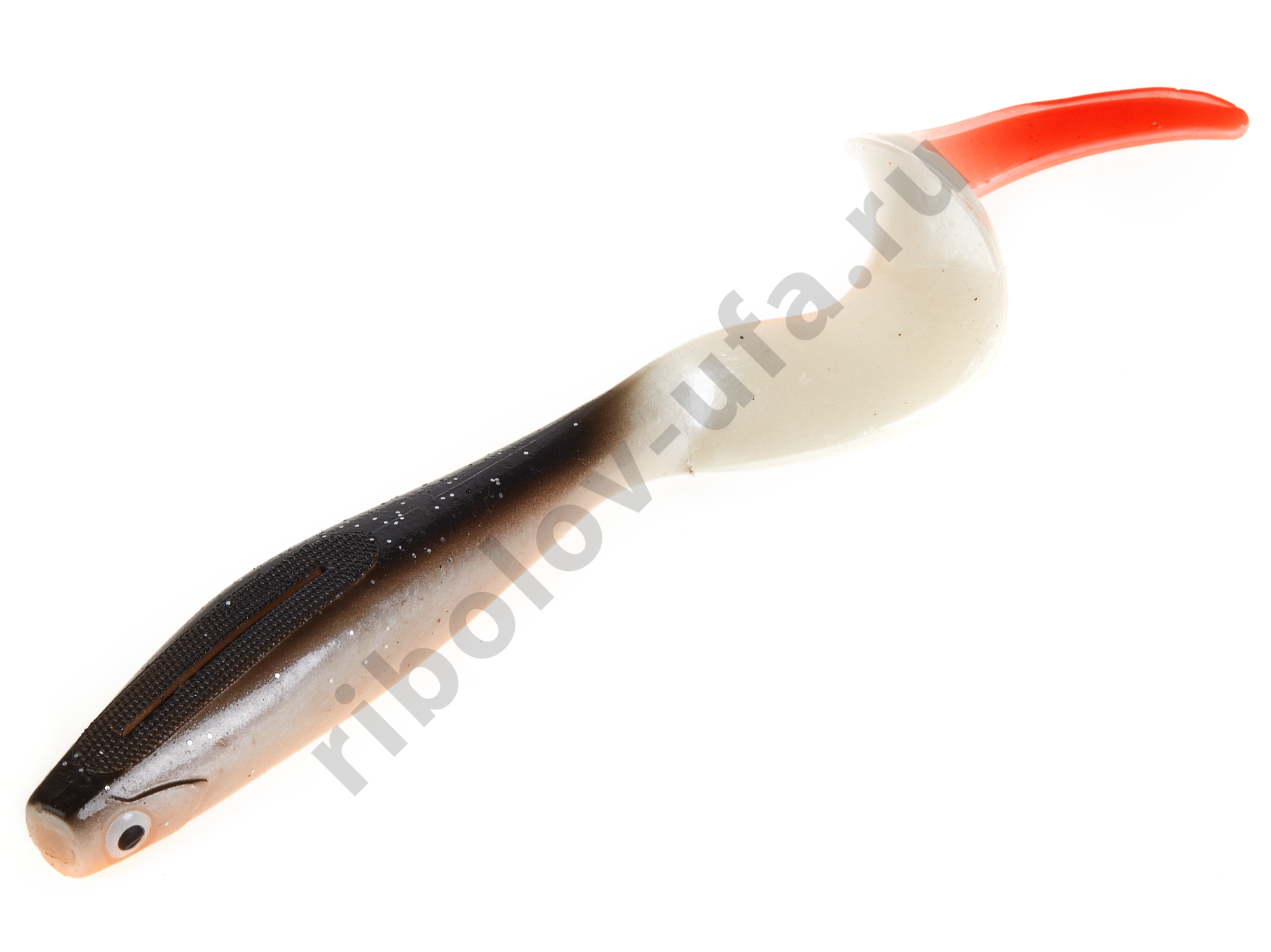 Силиконовая приманка Lucky John 3D Series Kubira Fire Tail 7.0in 17,5см /PG18 (1)