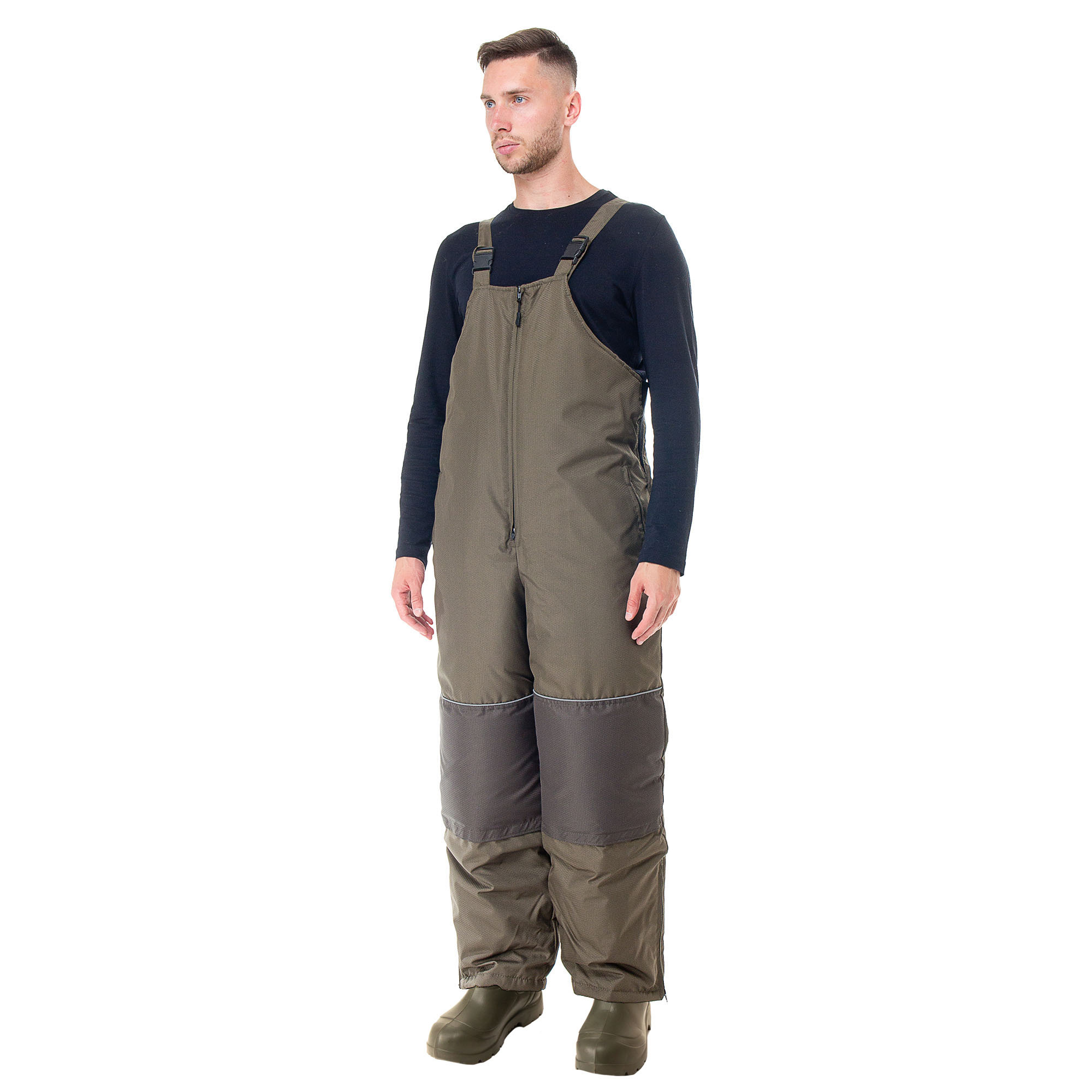 Костюм зимний Huntsman Полюс цв. Хаки ткань Cell со снегозащ. гетрами р. 48-50 рост 182-188 (РР)