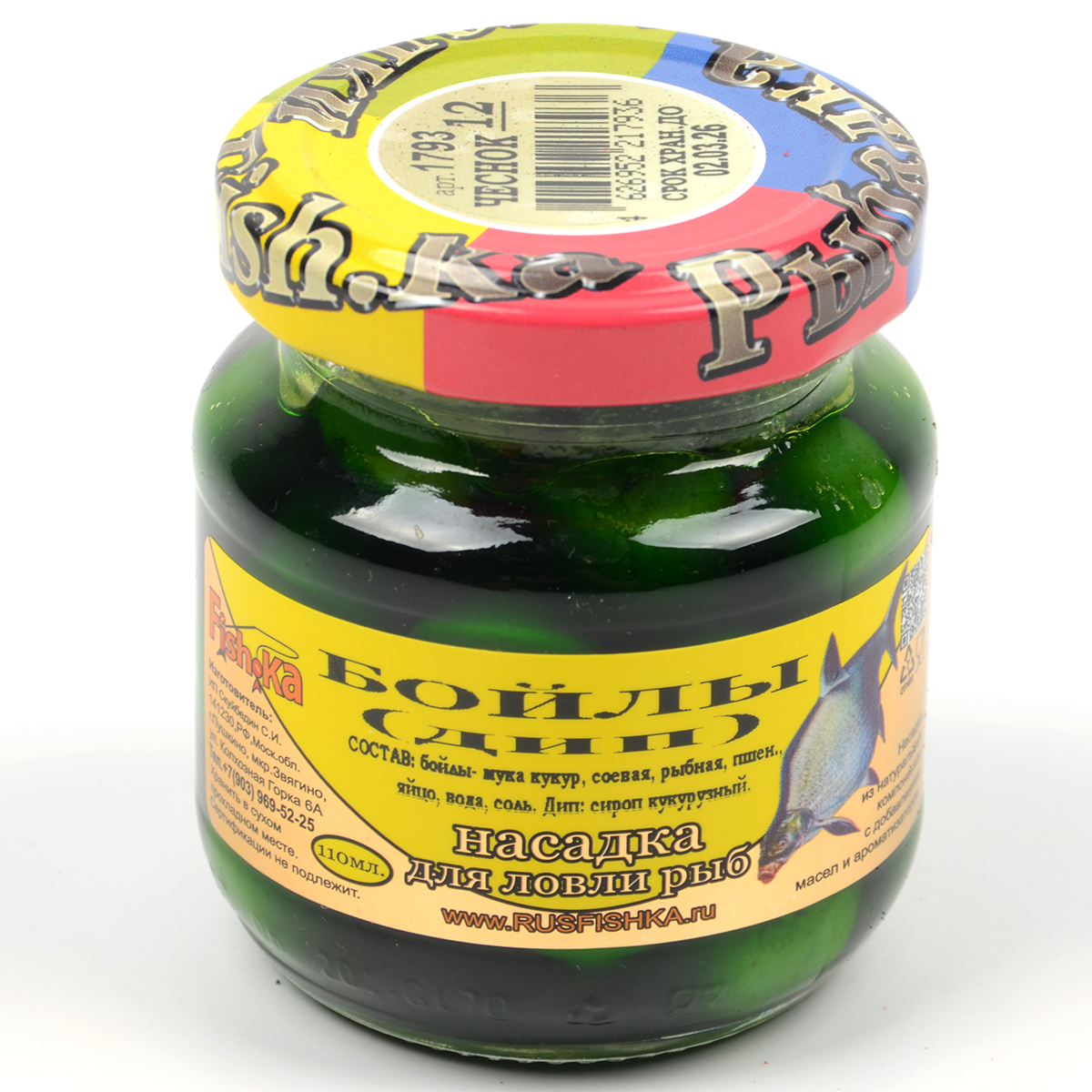 Бойлы Fish.ka (дип) Чеснок 12мм, 110мл