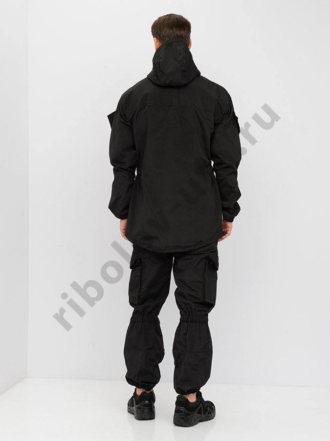 Костюм летний Huntsman Горка-5 цв. Черный ткань Смесовая Рип-Стоп р. 44-46 рост 170-176 на молнии