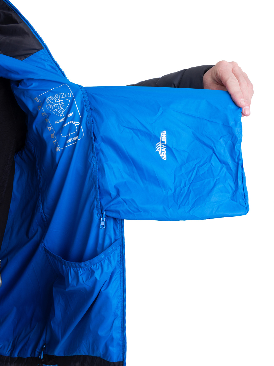 Куртка демисез.Novatex Иртыш Grayling, графит р. 52-54 рост 170-176