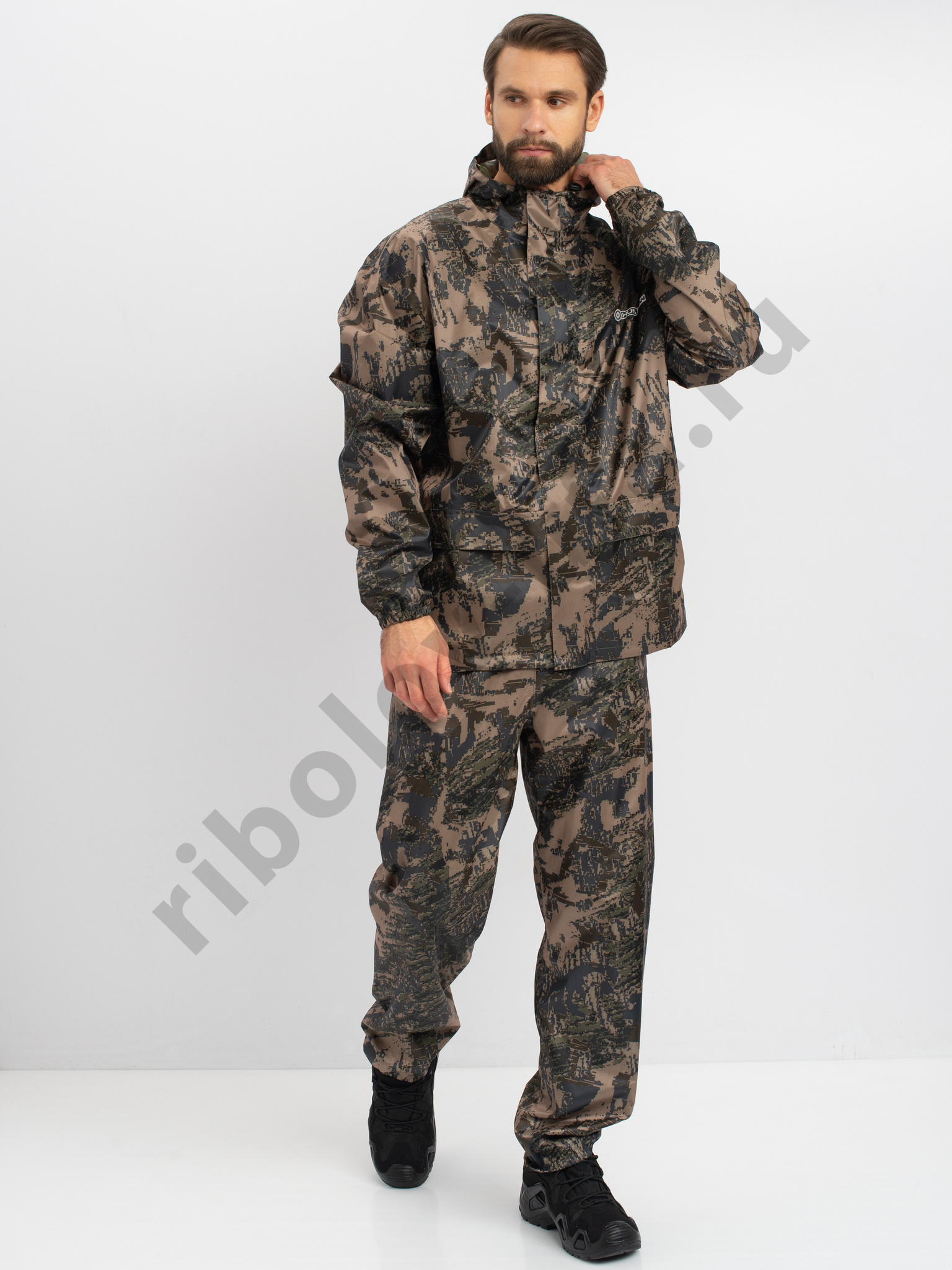 Костюм Huntsman Шторм Цв. Лабиринт Ткань Таффета PVC (20000мм) р.44-46, рост 170