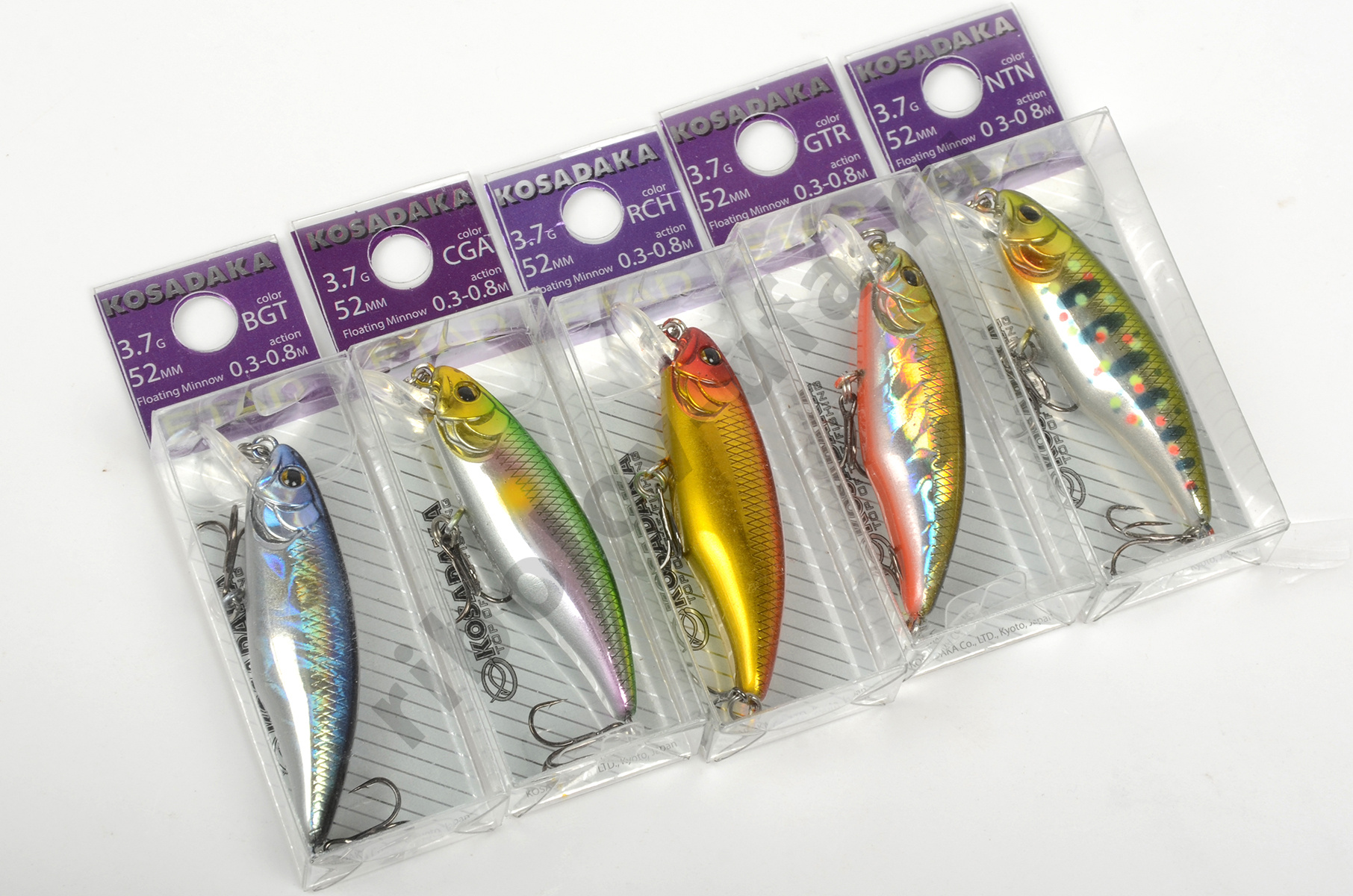 Воблер Kosadaka Etad XS 52F плав., 52 мм, 3,7 гр. 0,3-0,8м цв. PTO