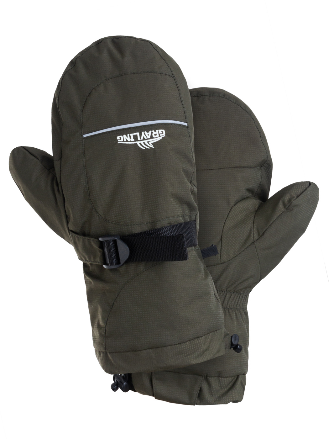 Варежки Novatex Рыбак Профи цв. Хаки, ткань Таслан, термотекс, флис, р. L