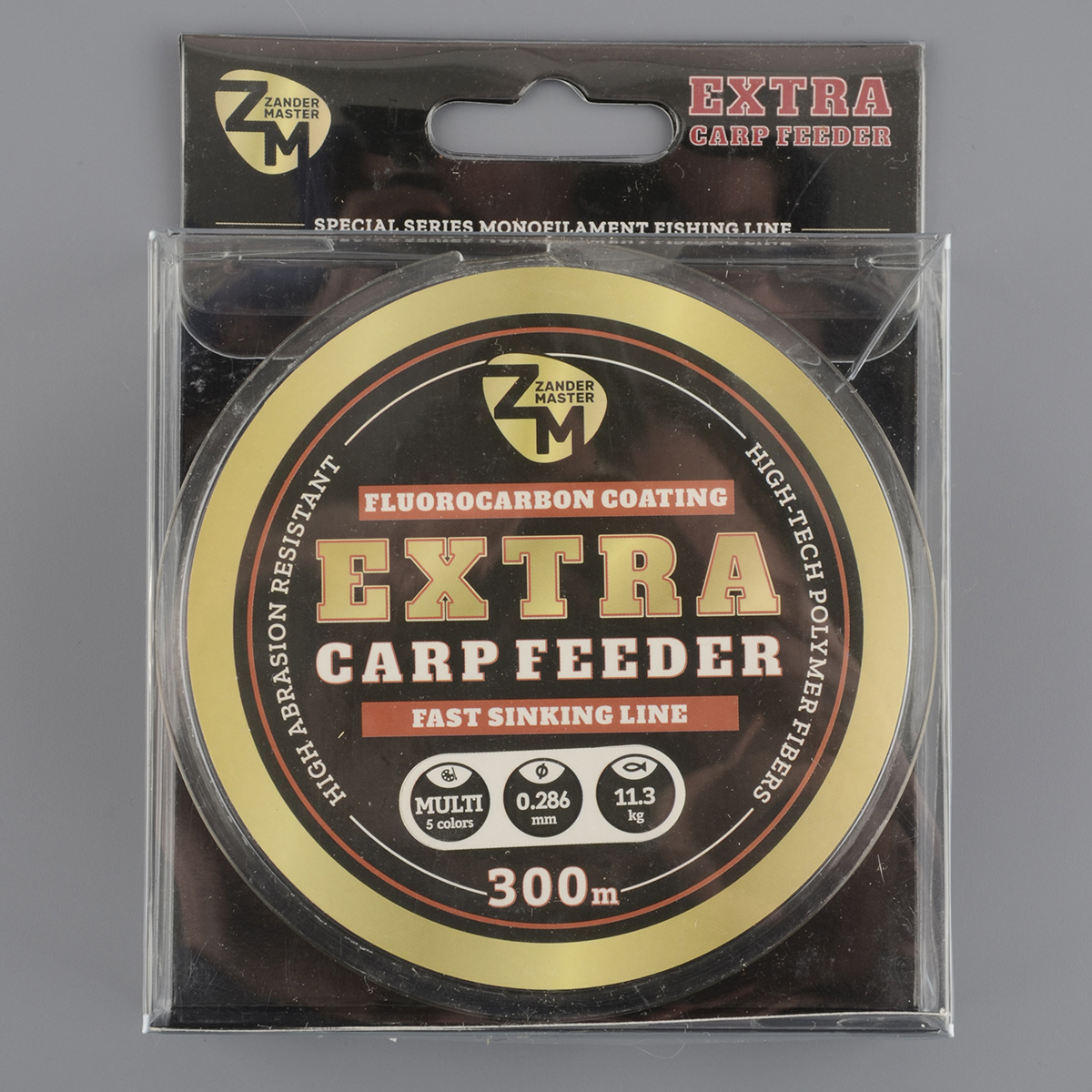 Леска Zander Master Carp Feeder 300м, multicolor, 0,286, 11.3кг