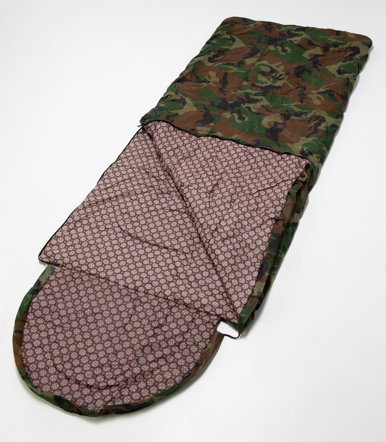 Спальник Huntsman Аляска   -5 С, 250*90см цв.КМФ тк.Таффета 