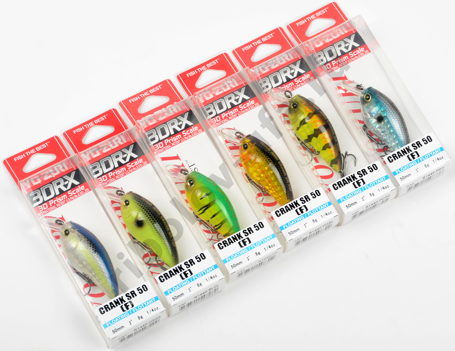 Воблер Yo-Zuri  R1440 3DR-X Crank 50SR 8гр, цв. BLCL