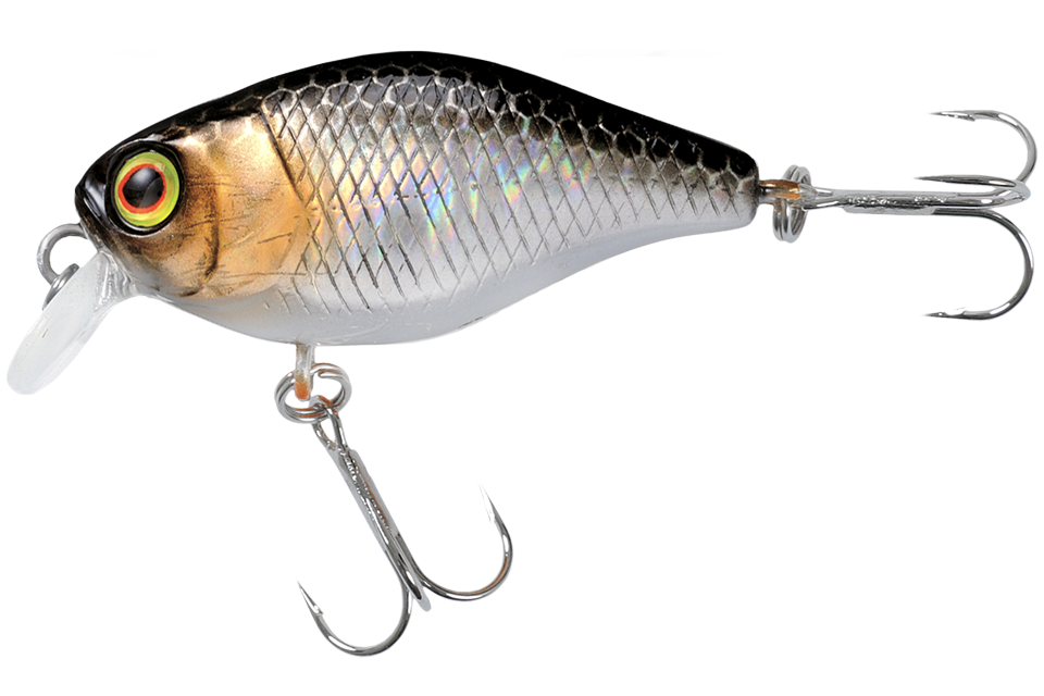 Воблер Jackall Chubby 38 SR Silent дл. 3.8 см, гл. 0.6-1.0 м, 4 гр, floating, цв. hl silver&black