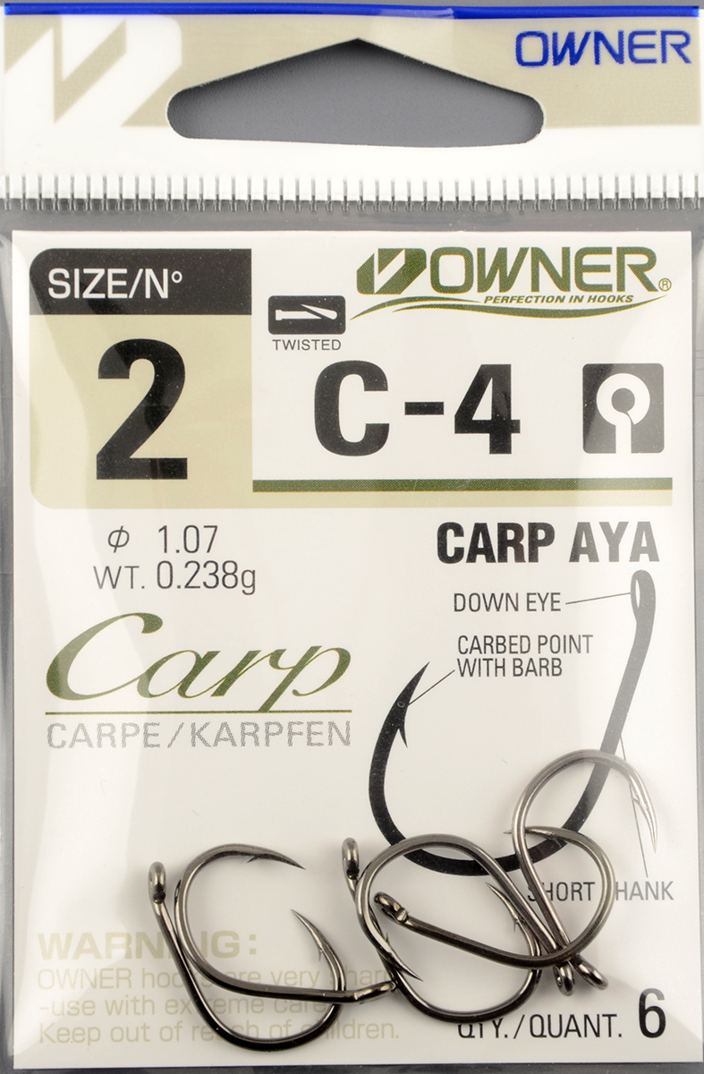 Одинарные крючки Owner 53264 С-4-02 