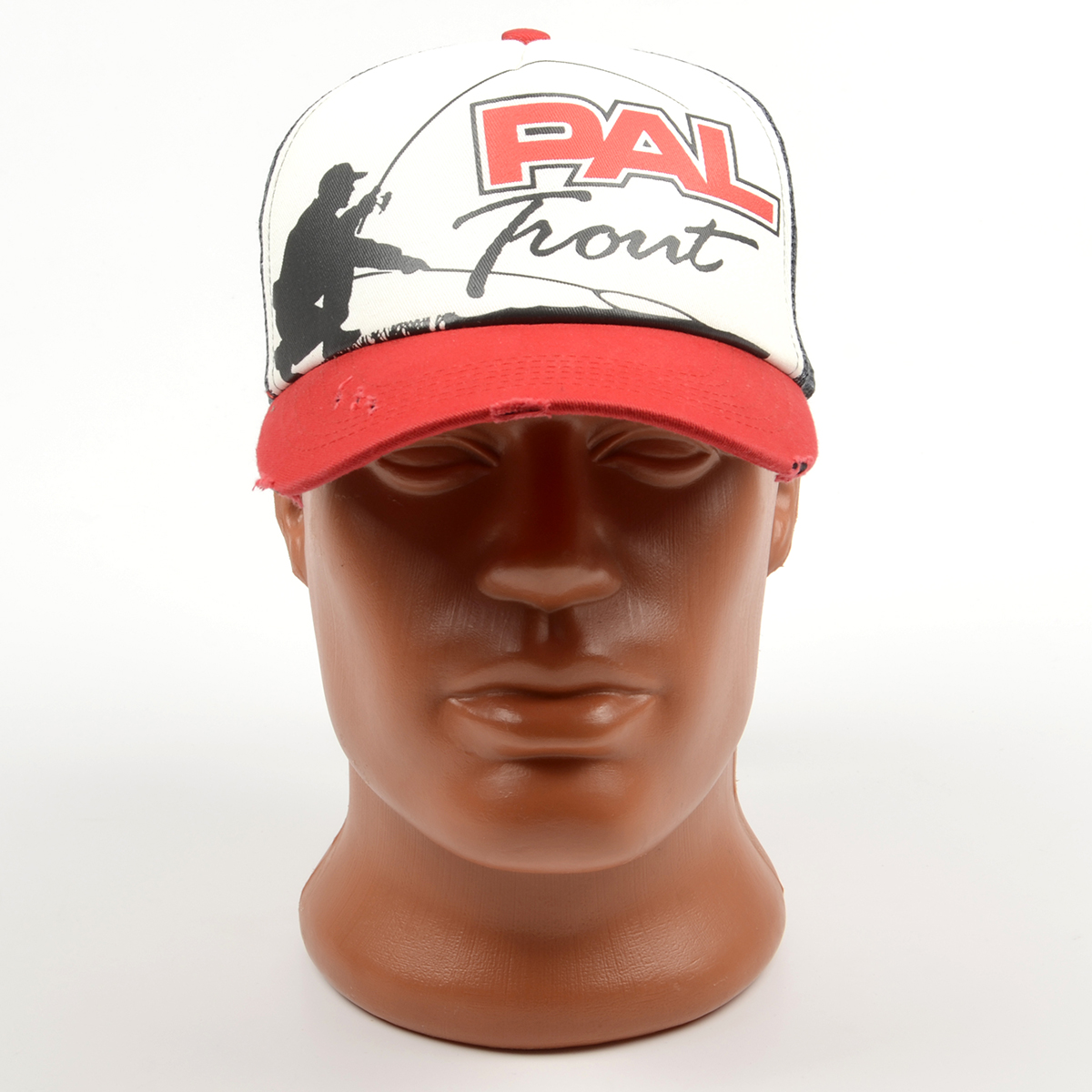 Бейсболка PAL Trout Cap PTC-1701 Red Beak / Gray Mesh