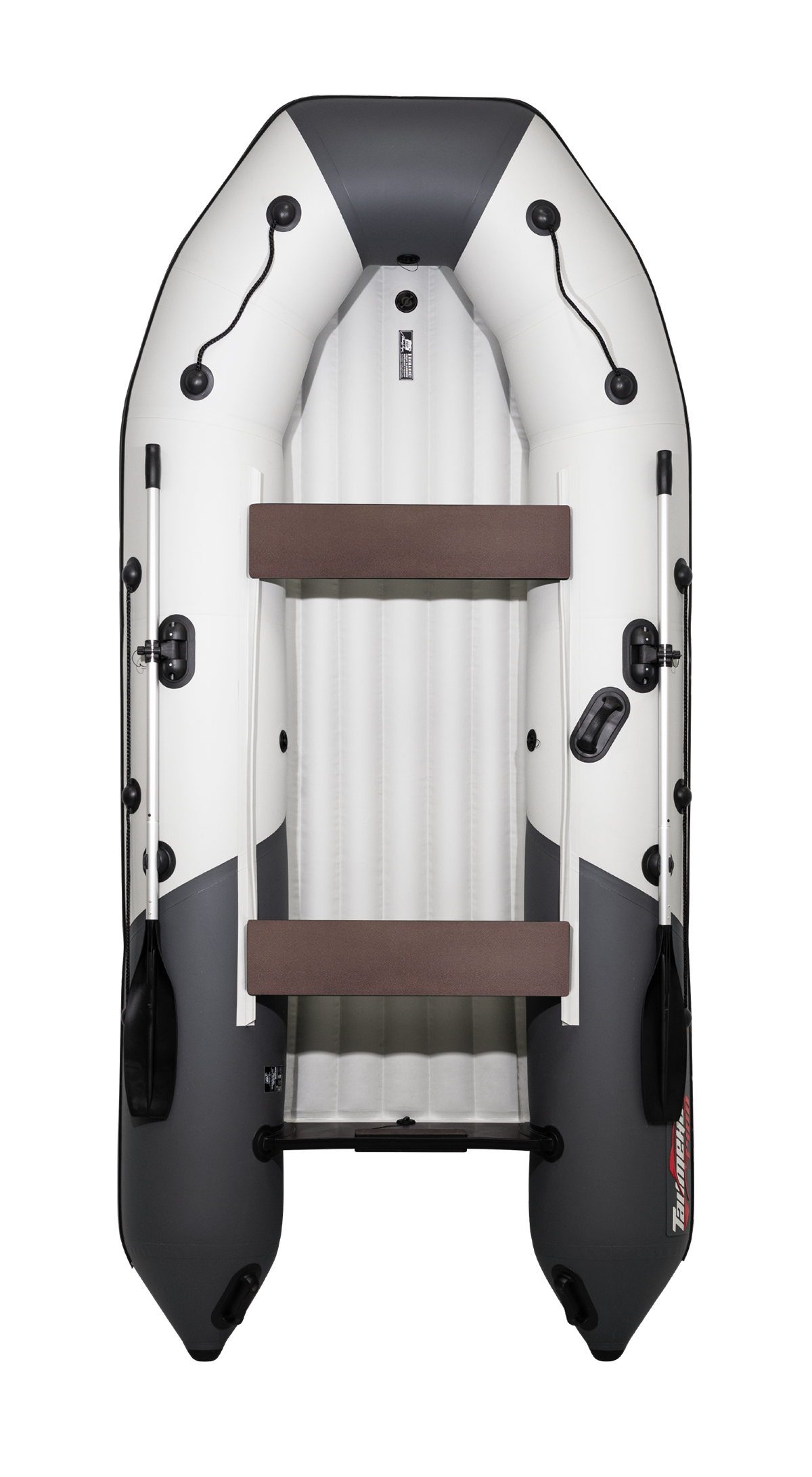 Лодка Таймень NX 3400 НДНД PRO светло-серый/графит