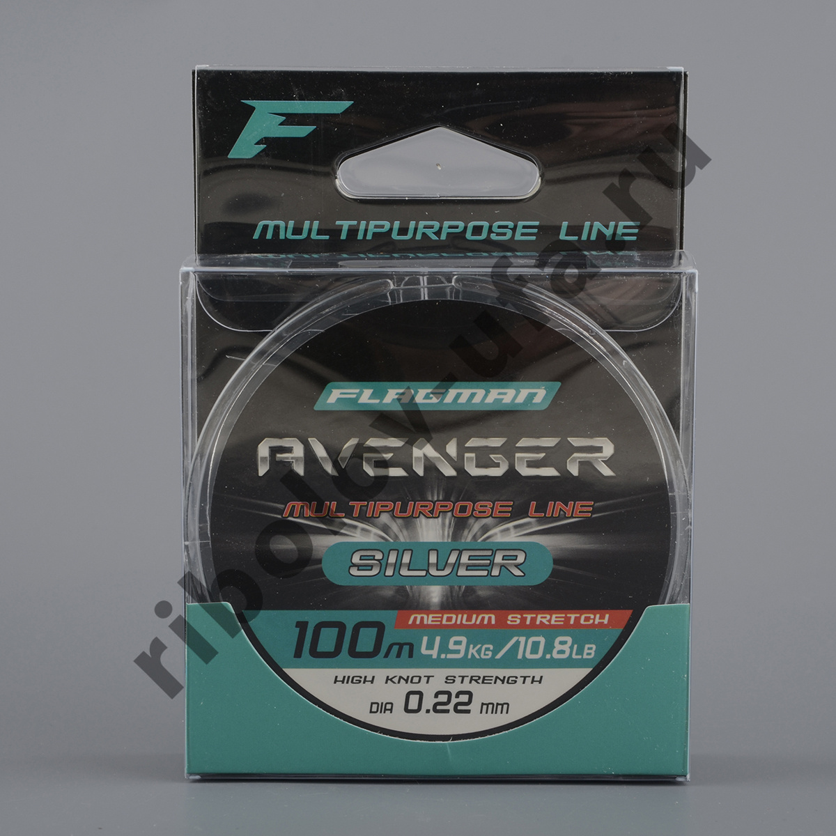 Леска Flagman Avenger Silver Line 100м, 0.22мм, 4.9кг