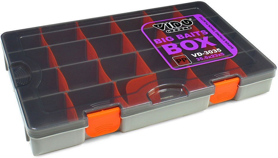 Коробка Vido для приманок VD-3035 Big Baits Box, размер 35.5х23х5 см
