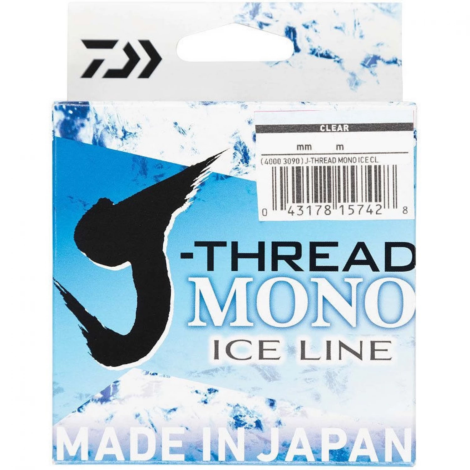 Леска Daiwa J-Thread Mono Ice Line 50м, 0.09мм