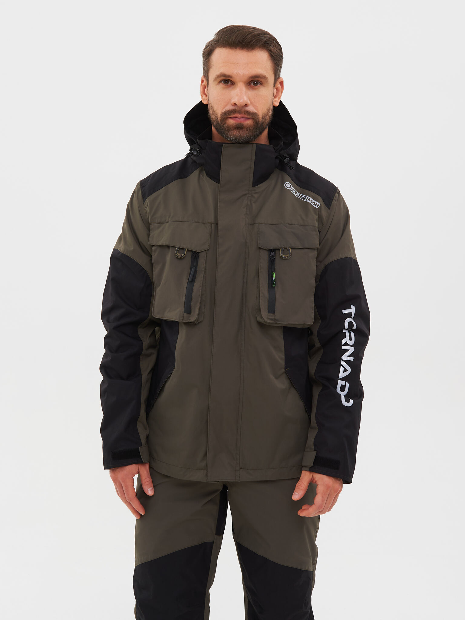 Костюм демисезонный Huntsman Торнадо (до 0 С) цв. Хаки, ткань Breathable р. 48-50, рост 182-188