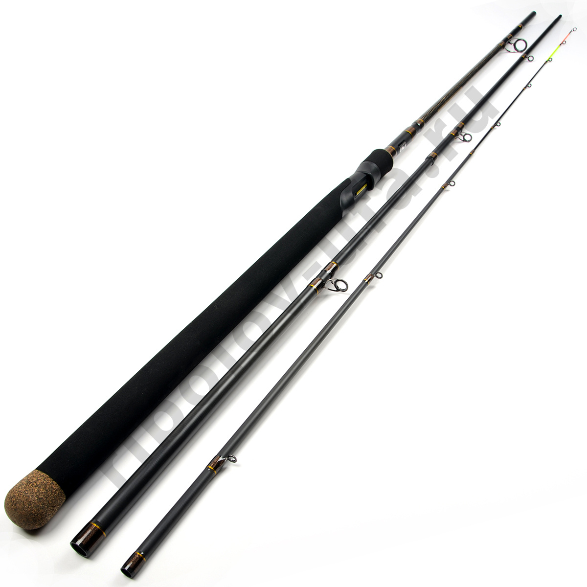 Удилище фидерное Kosadaka Liberty 3.0 м, до 120 гр., 6 секций, 3 вершинки