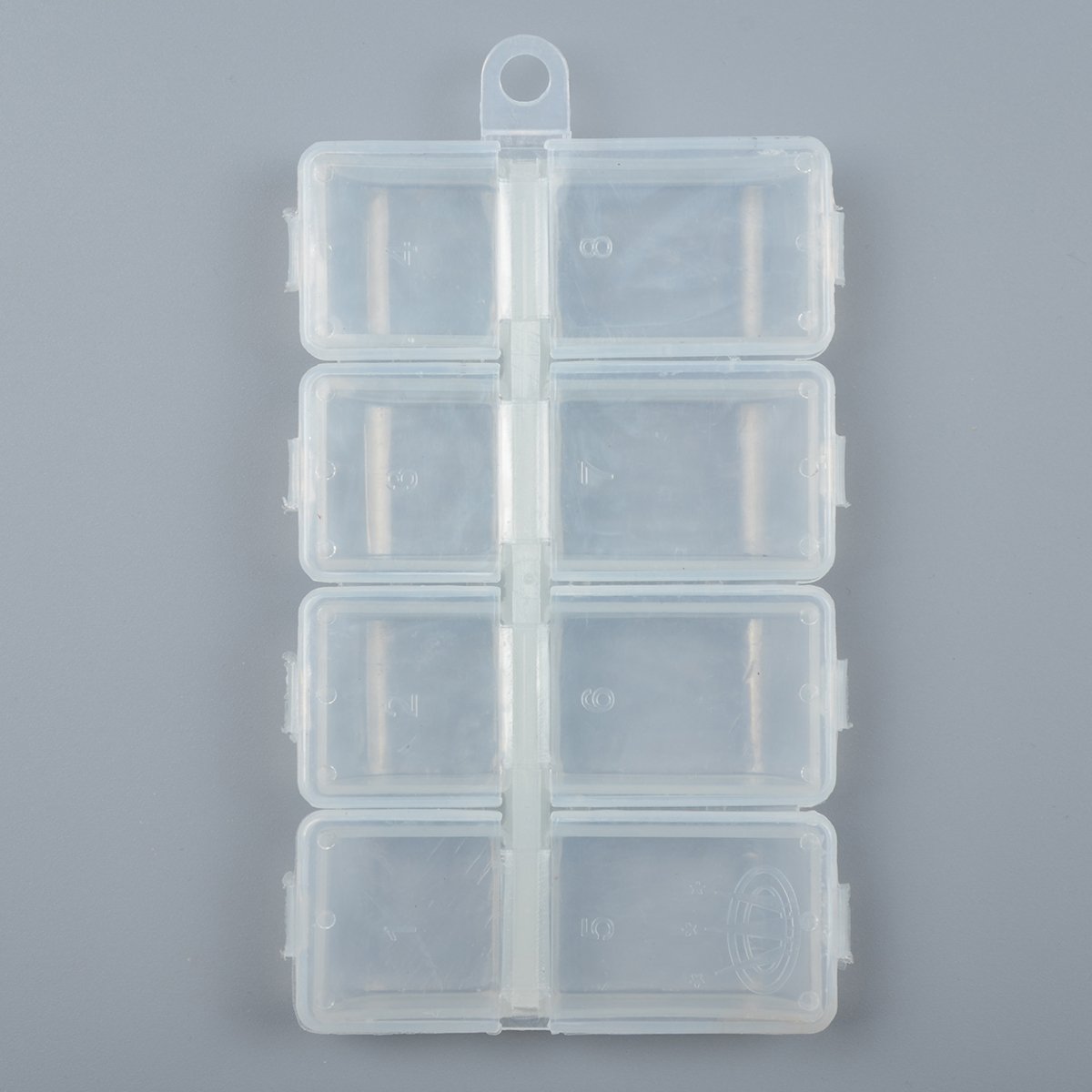 Коробка Kosadaka 10.5*5.5*1см для крючков и мелочей, прозрачная TB-S23-CL