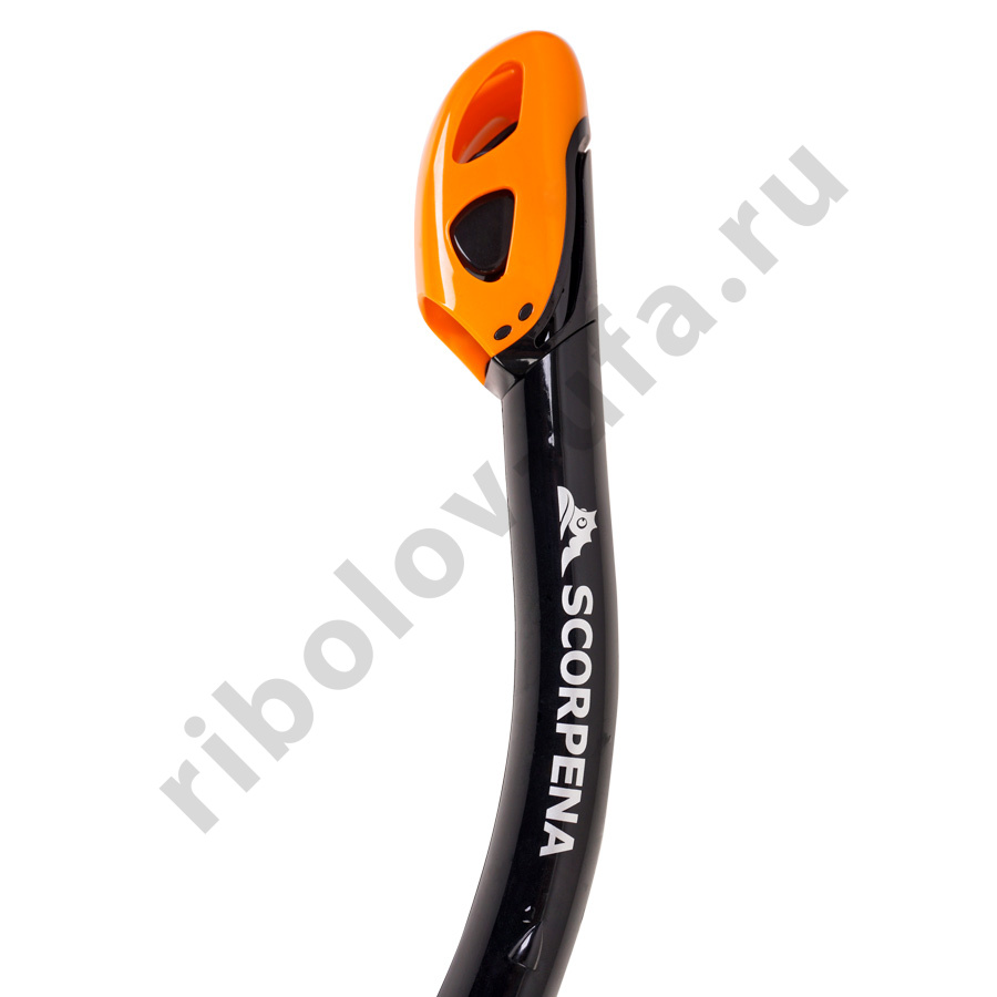 Трубка Scorpena K c двумя клапанами, прямая