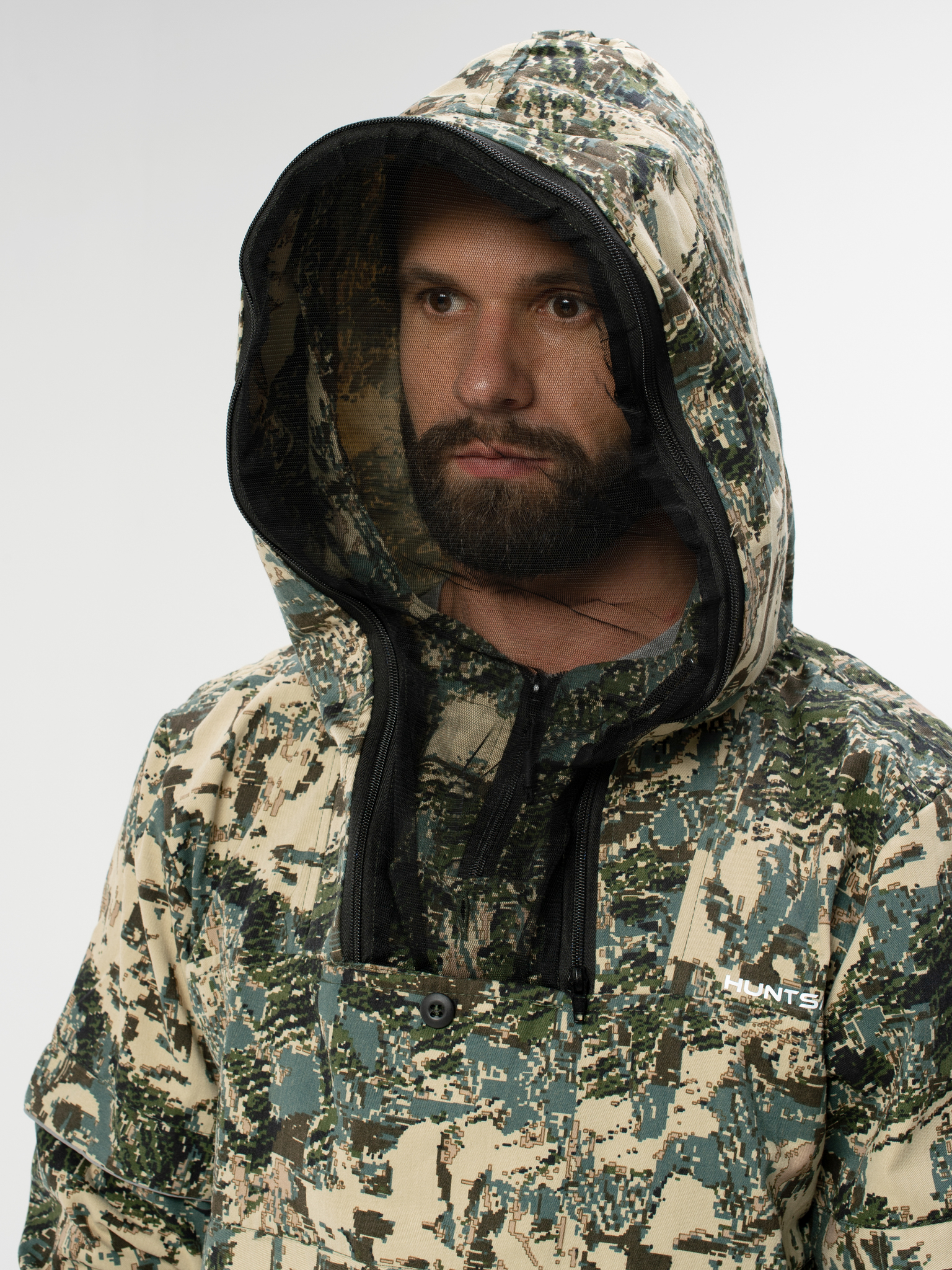 Костюм Huntsman Антигнус-Люкс с ловушк. и пыльн. цв. Лабиринт, тк.Твил-Пич. р.48-50 рост 170-176