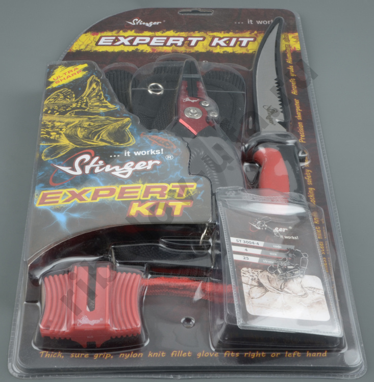 Набор инструментов  Stinger SACC-001KIT Expert Kit (нож+плоскогубцы+точилка)