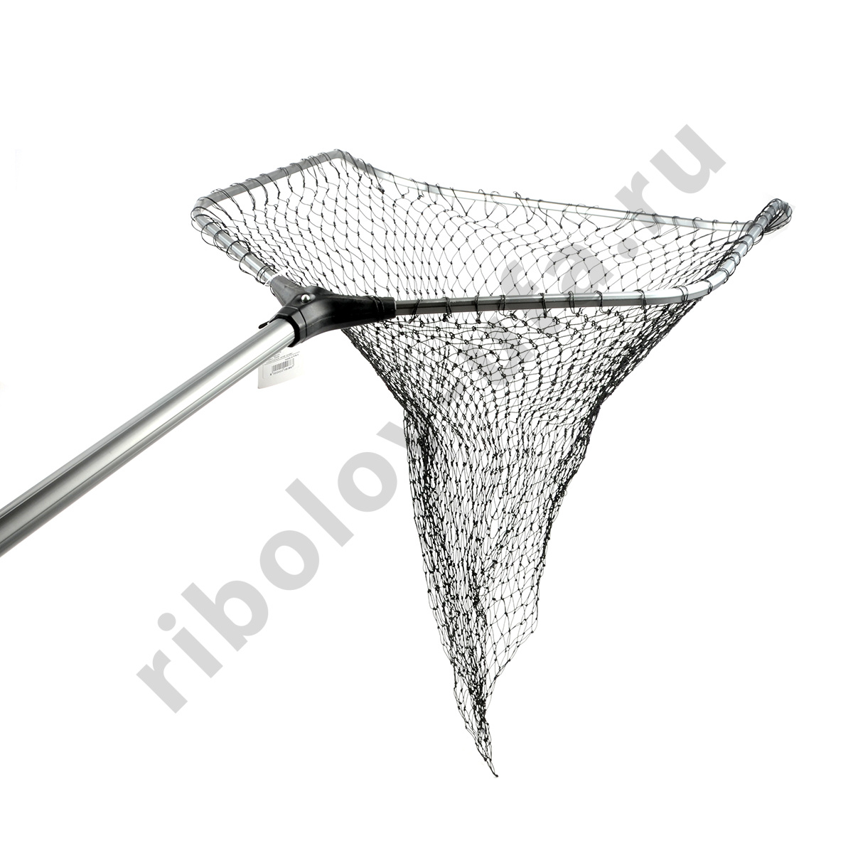 Подсачек Grfish лодочный 1,6м, 1 секции, спец. загиб головы, 70х60см.,тен. корд, яч.30мм