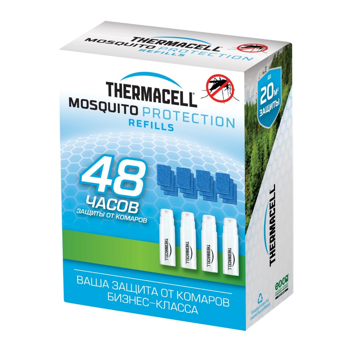 Набор запасной c запахом земли (4 газовых катриджа+12 таблеток) Thermacell
