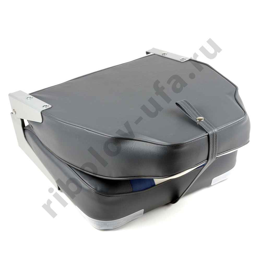 Кресло в лодку Highback Rainbow Boat Seat - угольный/синий/светло-серый