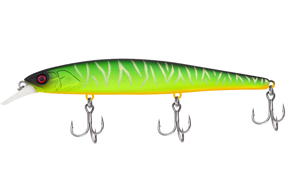 Воблер Jackall Mag Squad дл. 160 мм 33.5гр 0-2м suspend цв.uv mat tiger